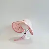 Sombrero de Bebé Primavera y Verano Malla Transpirable Sombrero de Pescador para Niños Estilo Coreano Floral Ala Ancha Sombrero de Sol Protección Solar Sombrero de Sol