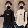 Y2138 # Camiseta Térmica de Capa Base para Niños Otoño e Invierno Cálida Camiseta de Media Altura para Niños Mayores