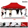 Toldo Protector Solar para Exteriores, Carpa Plegable, Sombrilla Grande de Cuatro Esquinas Engrosada y Reforzada, Carpa de Exposición para Montaje de Puesto, Impresión Personalizada con Publicidad