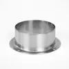 Acero Inoxidable 304 Brida Adaptador de Conducto de Ventilación de Aire Acondicionado Central Ignífugo Resistente a Altas Temperaturas Fondo Redondo Conector de Brida Recta