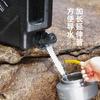 Cubo de PE de 10 litros para exteriores Camping Hogar Cubo para beber Almacenamiento de agua Cubo puro con grifo Tour en coche autónomo Cubo cuadrado