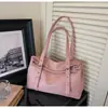 Bolsa Tote Grande Capacidade para Mulheres 2026 Nova Tendência Nicho Retrô para o Dia a Dia Ombro Bolsa de Axila Bolsa Simples Fashion para Mulheres