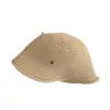 Vacaciones en la Playa~Nuevo Estilo Sombrero de Paja Hueco Transpirable para el Sol para Mujer, Estilo Dulce Japonés, Versátil, Adelgazante de Rostro, Sombrero de Protección Solar