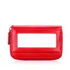 Titular de Tarjeta RFID tipo Acordeón al por Mayor del Fabricante, Elegante Titular de Tarjeta de Cuero Genuino, en Stock, Titular de Tarjeta Multicolor Personalizable, Estuche para Tarjetas con Múltiples Ranuras