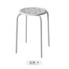 Banqueta Plástica Espessa para Restaurante Empilhável, Mesa de Jantar Simples Moderna, Pés de Ferro, Banqueta Individual, Banco, Cadeira Pequena, Banqueta Redonda para Uso Doméstico