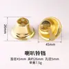 Venda Direta de Fábrica Sino em Forma de Chifre 10-50mm Sino de Vento Pingente para Joias DIY Sino de Vento Chifre Ferro Sino de Natal