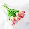 Haomei Flor Artificial Elegante Toque Hidratante Tulipa Adornos para Fotografia Decoração de Casa Decoração Suave Flores Falsas Vendas Diretas da Fábrica