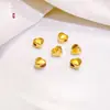 Cuentas Espaciadoras para Cadena Chapadas en Oro Vietnamita Accesorios Flor de Cerezo Cobre Chapado en Oro Caqui Fortuna Cacahuete DIY Pulsera Hecha a Mano Joyería Al Por Mayor