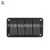 Painel de Alimentação com Interruptor para Carro de Viagem RV em Forma de Barco à Prova d'Água com Luz Interruptor Basculante de Seis Pinos em Três Velocidades em Forma de Barco