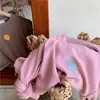 Camiseta de manga larga para niño, camiseta básica nueva de estilo coreano para primavera y otoño de niña, top para bebé, camiseta de moda