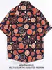 Camisa Floral Havaiana Estilosa Super Popular para Homens, Novo Estilo de Verão, Marca de Moda de Hong Kong, Camisa para Férias na Praia para Homens