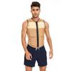 Colete Salva-Vidas Profissional Haisen para Adultos Surfistas, Lancha, com Letras, Moda, Zíper, Alta Flutuabilidade