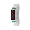 Medidor de Voltaje Digital Montado en Riel Amperímetro AC de Pantalla Digital Monofásico Frecuencímetro 220V 380V para Uso Doméstico