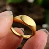 Anillo Cruzado Simple de Acero de Titanio de Alta Calidad Superficie Lisa Se Puede Grabar Accesorios para Anillo de Dedo