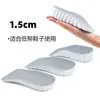 Media Plantilla Invisible de Eva para Aumentar Altura, Almohadilla para Talón Invisible que Aumenta la Altura, Amortiguadora, Transpirable, Cómoda, Personalizable, Plantillas para Zapatos Unisex, Al Por Mayor en Stock