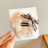 Pinzas para el pelo de estrella de peluche para niñas, Pinzas lindas para flequillo lateral, Accesorios para el cabello, Pasadores para niñas pequeñas, Nuevo modelo 2025