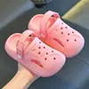 Tamancos EVA Coelho Infantil Verão Chinelos Infantis Interior Banho Antiderrapante Bebê Sapatos de Praia Menino