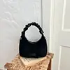 Tendência Transfronteiriça Saco Fosco Retrô Feminino Novo Estilo Outono/Inverno 2026 Bolsa Transversal Versátil Bolsa Tote Pequena Super Quente de Mão