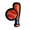 Bola esportes sapatos flor basquete futebol futebol buraco sapatos diy acessórios jibbitz PVC borracha macia sapato fivela