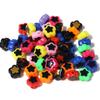 Plástico Carimbado em Ouro Flor de Ameixa Embossada Contas Coloridas Soltas Materiais para Pulseira de Miçangas DIY Colar Acessórios Contas para Atacado