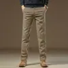Pantalones Casuales de Otoño de Hong Kong para Hombre Rectos Ajustados 2026 Nuevos Cómodos de Negocios Largos