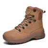 Botas Masculinas de Treinamento ao Ar Livre na Natureza e de Campo Tamanho Grande Transfronteiriças 2026 Cano Médio Alto Botas de Deserto Novos Sapatos de Caminhada e Trekking