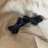 Grampo Banana de Laço em Jeans Estilo Coreano para Cabelos Grossos Presilha Vertical Feminina para Rabo de Cavalo Alto Grampo de Torção Grande Acessórios de Cabelo Novo