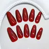 Armadura roja hecha a mano prefabricada vino tinto espectáculo ojo de gato blanco moda chica todo lo combina estilo europeo y americano armadura desmontable ponible 30 piezas
