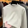 Suéter Casual Cálido de Punto Jacquard con Cuello Redondo y Manga Larga para Hombre Otoño/Invierno 2026 Camiseta Base de Punto Amigable con la Piel Fabricante Venta al por Mayor
