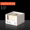 Conjunto de cinco peças de caixa de armazenamento de aço inoxidável para chá Xi, caixa de talheres, caixa de canudos, caixa de colheres para sorvete de loja de milk tea, caixa de lenços, caixa de tampa de copo