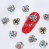 Manicure Nova Pilha Diamante Borboleta Retangular Octogonal Coração Torto Mini Pilha Diamante Acessórios de Decoração para Unhas
