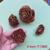 Casca de fruta faça você mesmo, pinha, lascas de madeira, folhas, flores secas, combinação de frutas secas, decoração de natal, decoração de jardim de infância, adereços retrô