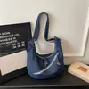 Bolsa jeans para mulheres, bolsa transversal simples de grande capacidade 2026, bolsa de ombro casual versátil, bolsa de bolinho vintage para o dia a dia