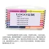 Fabricante de Produção e Processamento de Caneta Aquarela Triângulo com Logo Personalizado Oem Canetas Coloridas Solúveis em Água Material de Arte para Estudantes Caixa de Presente