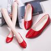 Zapatos de Salón Individuales para Mujer Estilo Coreano 2026, Punta Fina, Color Caramelo, Tacón Bajo, Zapatos de Charol para Mujer, Zapatos de Maternidad, Zapatos de Trabajo, Zapatos de Mujer de Moda