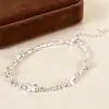 Pulsera de Mariposa de Plata Rota para Mujer, Hecha a Mano con Cuentas, Lujo Ligero, Diseño Exquisito de Nicho, Elegante Estilo Chino Nuevo, Joyería de Alta Gama