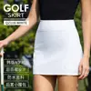 Pgm Verano Deportes Falda Corta Falda de Golf Secado Rápido Cintura Alta Falda Línea A Falda Corta para Mujer