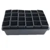 Nueva Caja para Plántulas Maceta Adecuada para Combinación Negra Cuadrada Plantación Caja para Plántulas de Suculentas Maceta para Suculentas Siembra y Plantación