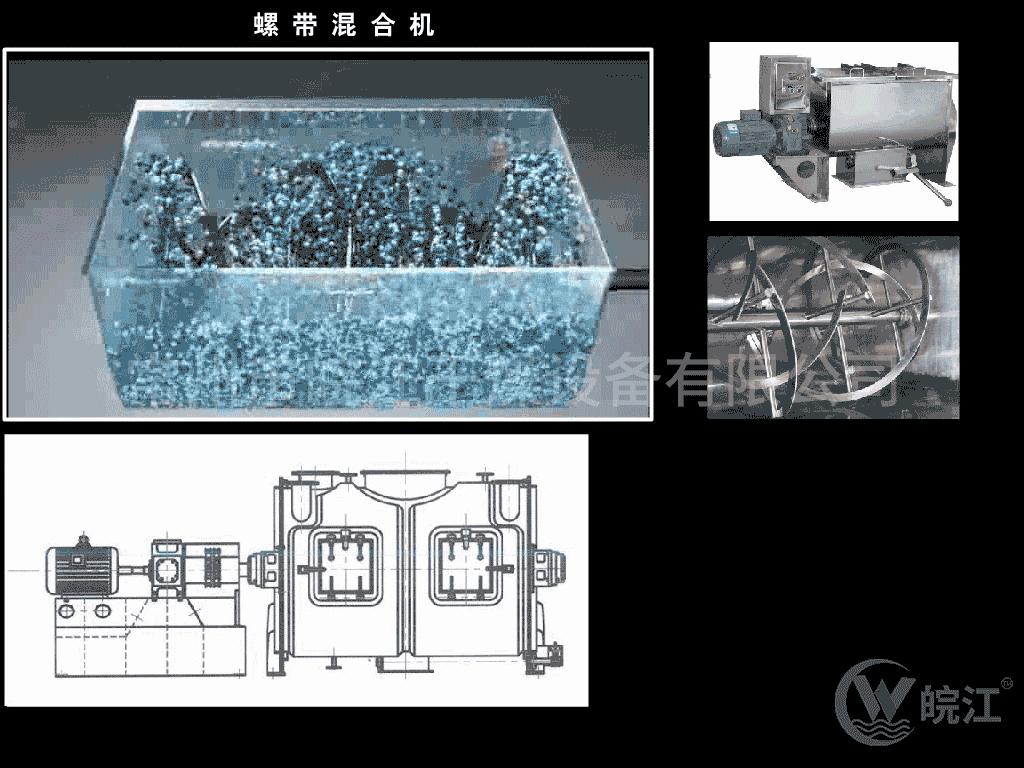 卧式螺带混合机