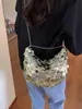 2026 Verano Nuevo Diseño de Nicho Bolso de Lentejuelas en Forma de Media Luna Cruzado Escamas de Pez Moda Bolso de Noche para Debajo del Brazo Venta al por Mayor Bolso para Mujer