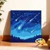 30*30 paisaje de campo pintura al óleo digital DIY pintado a mano escena callejera cafetería pintura decorativa acrílica en stock al por mayor