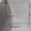 Refrigerador de estilo rejilla para supermercado con compartimentos de congelación y almacenamiento en capas de un solo lado, partición de congelador comercial