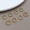 Anel Aberto de Aço Inoxidável Cor Aço/Cor Dourada Anel de Conexão Aberto DIY Pulseira Artesanal Colar Chaveiro Acessórios de Joias