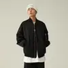 Uniforme de Baseball 2025 Primavera Outono Inverno Jaqueta Masculina Nova Casual Tendência Marca Piloto Cor de Primavera Jaqueta Solta Masculina