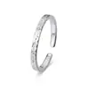 Anel de casal Yun Xiaoshu s999 prata pura artesanato CNC para mulheres, design de nicho, personalizado, simples e elegante, atacado