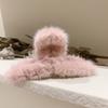 Otoño e Invierno Accesorios para el Cabello Peludos Otoño Pinza para el Cabello Horquilla Clip para la Cabeza de Niña Pinza Grande para el Cabello Pinza de Tiburón