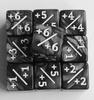 Dados de Símbolos Positivos y Negativos de Suma y Resta de Esquina Cuadrada de 16 mm No. 16 Suma y Resta Criba Transfronteriza Mtg Marca Wanzhi Dados Ajedrez y Cartas