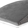 Almohada de cuña personalizada de color sólido para embarazadas, procesamiento directo de fábrica, almohada súper suave para dormir de lado, exportación transfronteriza a Amazon