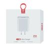 Hongguo No. Cargador portátil con 2 cabezales de carga de 2,1 A para teléfonos móviles Android y Apple.