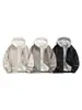 Roupas Masculinas Enbu Marca Americana Moderna Jaqueta de Couro com Capuz Forrada de Lã Moda Outono Inverno Masculina Roupas de Algodão Quentes Largas Roupa de Inverno